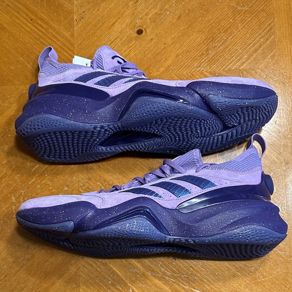 Men’s Adidas Patrick Mahomes 2 Impact FLX Purple Throw a Good Time JQ2654 11.5